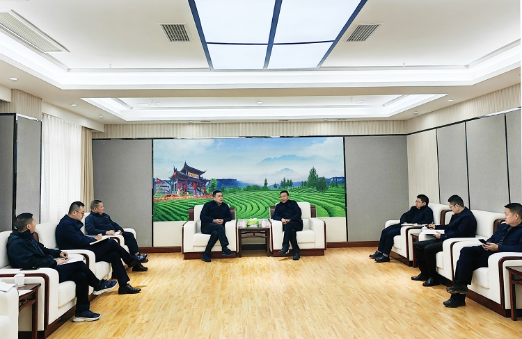 广绵公司与旺苍县政府举行汉广高速旺苍段综合协调座谈会